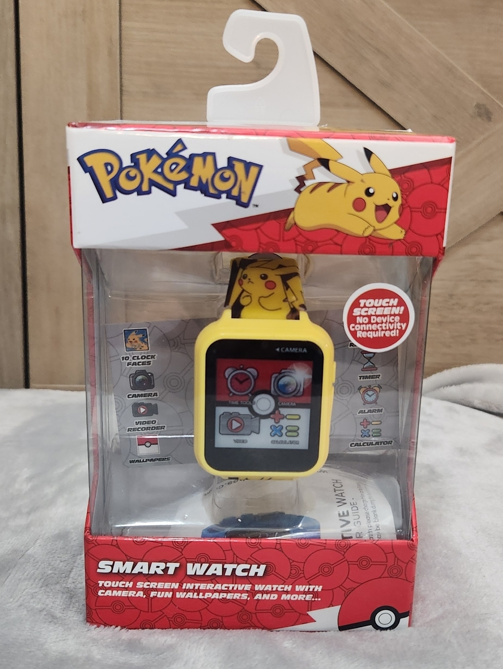 Pokémon Pikachu Interactive Kids Smartwatch with Touchscreen- new in box